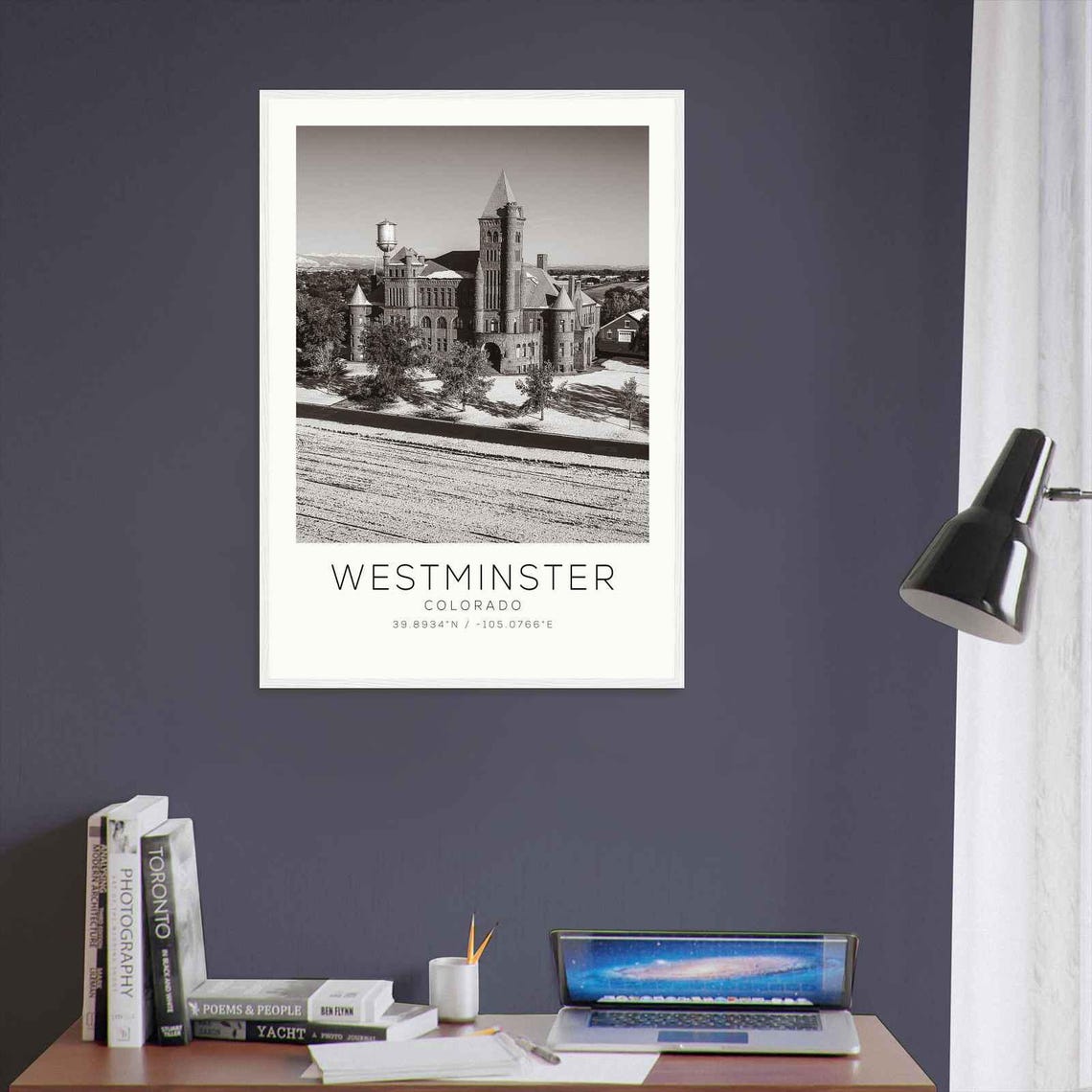 Westminster Colorado Historic Stone Castle Landmark Travel Poster - Image 3