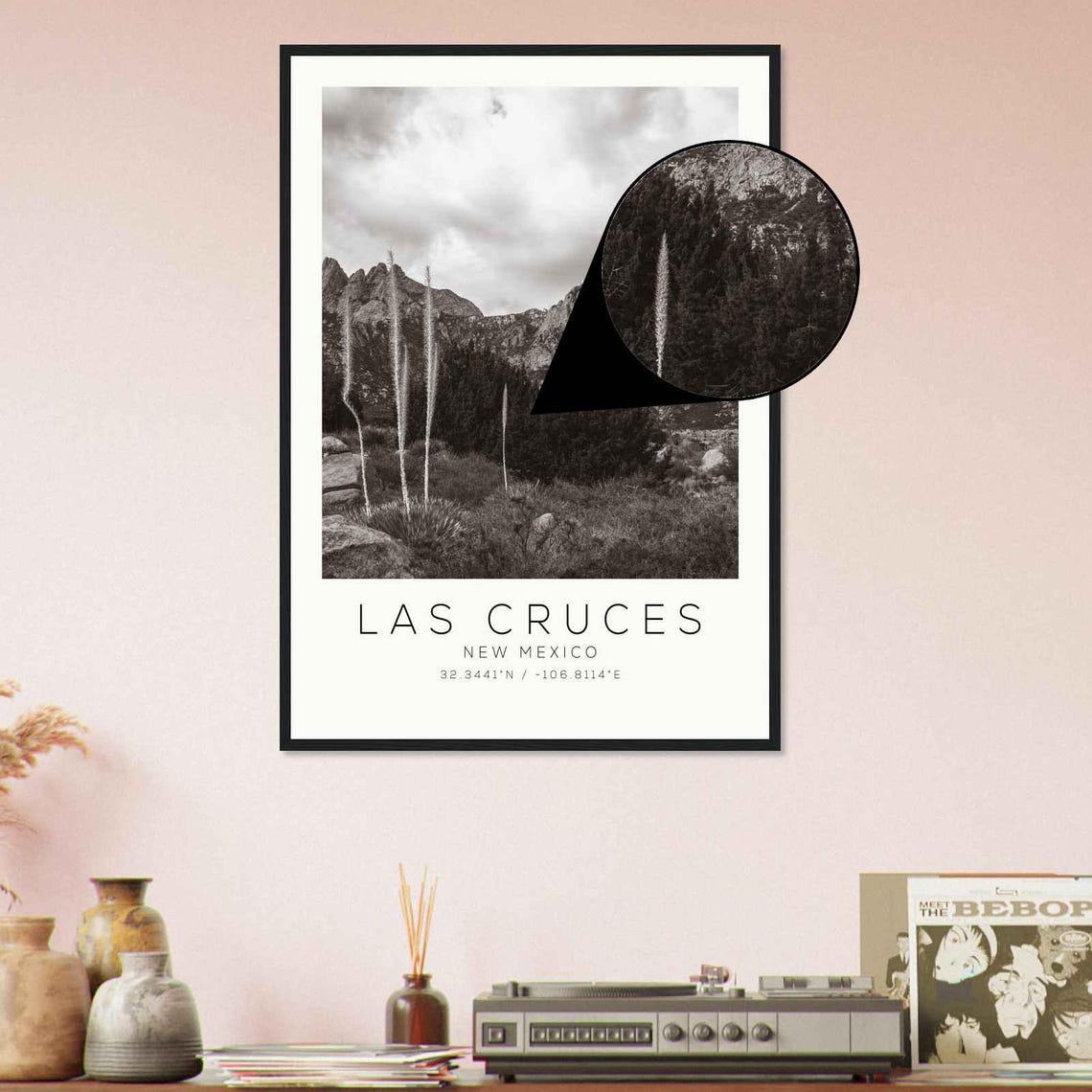 Las Cruces New Mexico Organ Mountains Desert Landscape Photo Poster - Image 4