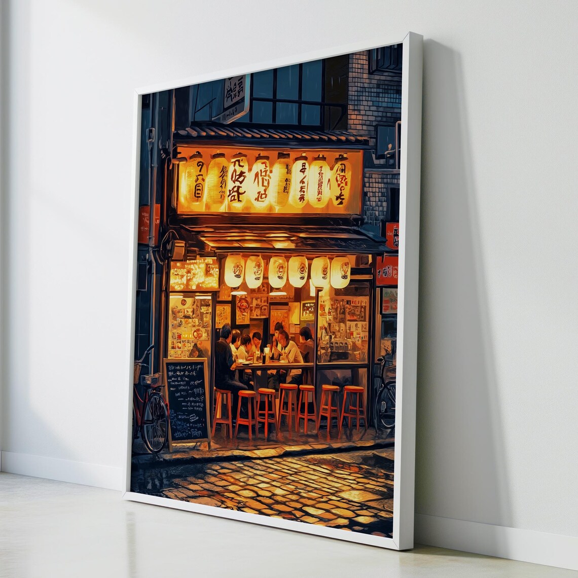 Ramen Shop in Japan Travel Poster, Japanese Decor - Image 2