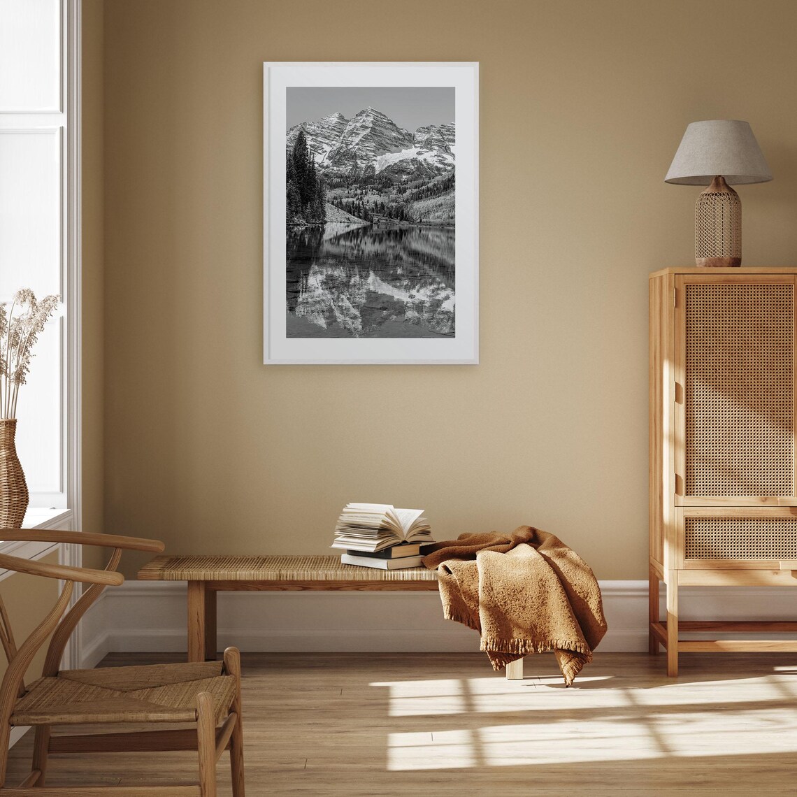 Colorado Black and White Travel Map Poster - Image 3