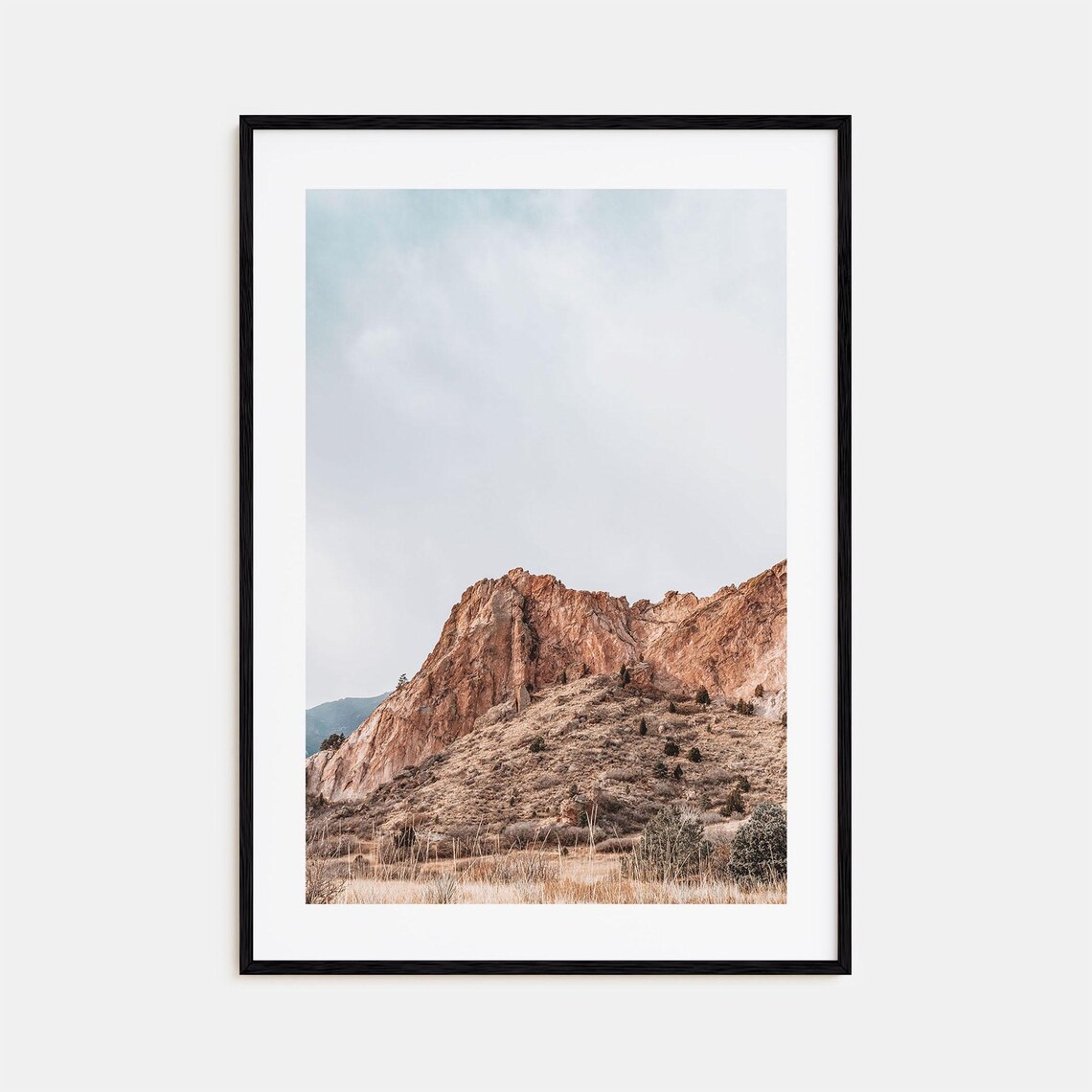 Colorado Garden Of The Gods Red Rocks Colorful Photography Poster