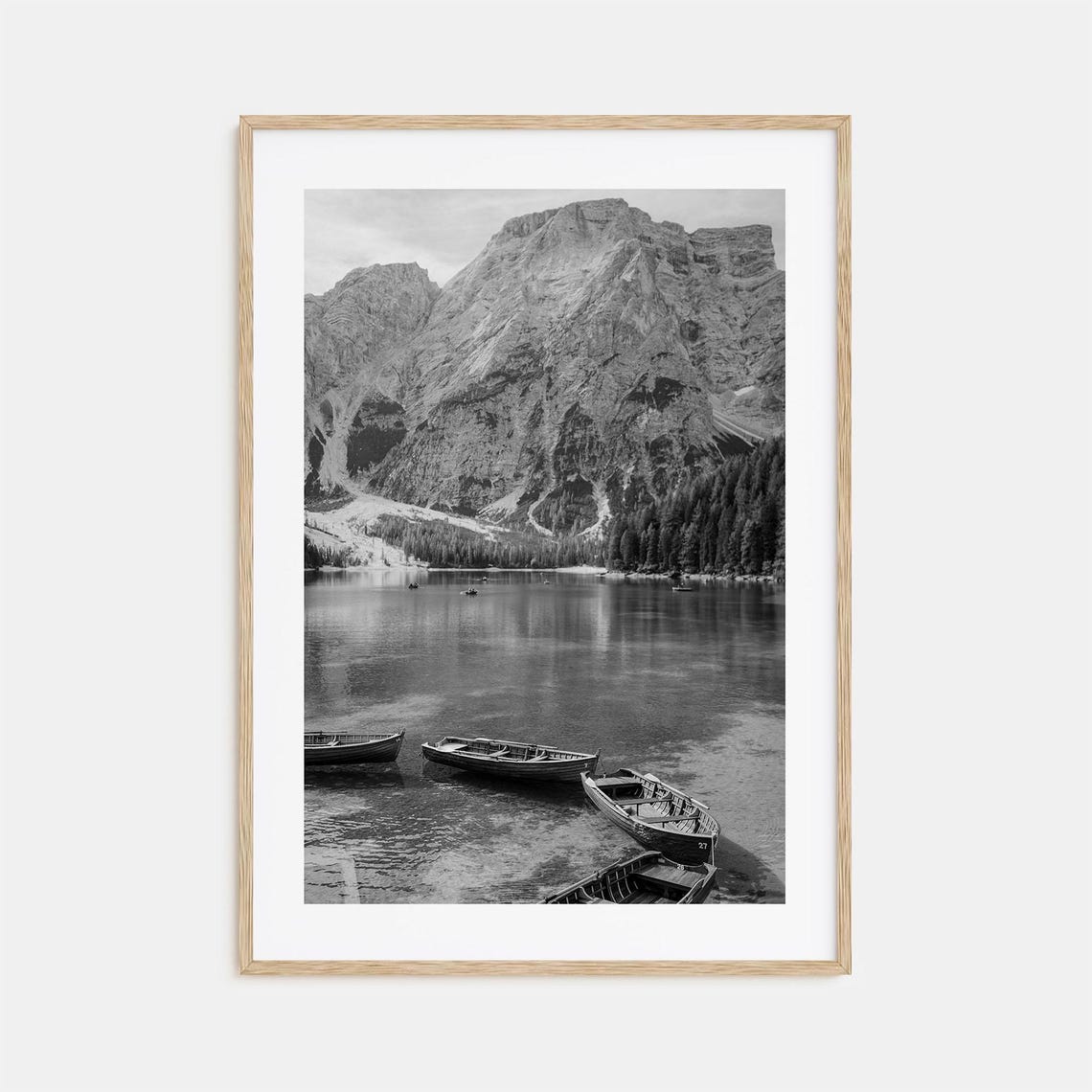 Boat In Lake Photo Poster Print Boats In Lake Black And White Art Boats In Lake Wall Photography Boats In Lake Travel Map Poster