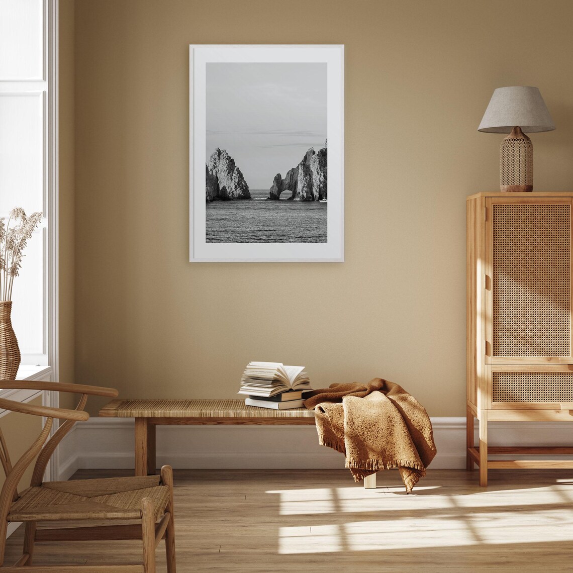 Cabo San Lucas Black And White Travel Poster - Image 3