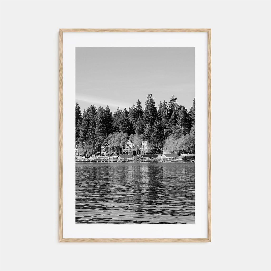 Lake Arrowhead Photo Travel Map Poster
