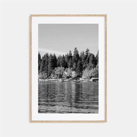 Lake Arrowhead Photo Travel Map Poster