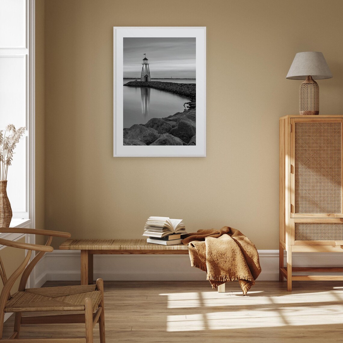 Oklahoma Black and White Travel Poster, Photo Print - Image 3