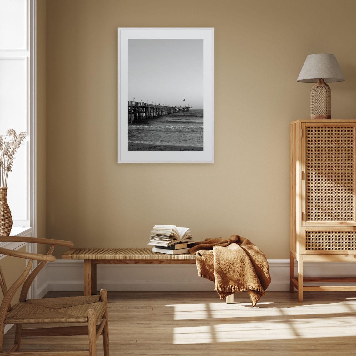 Ventura Photo Poster Print No 1 Ventura Black And White Wall Art Ventura Wall Photography Ventura Travel Ventura Map Poster - Image 3