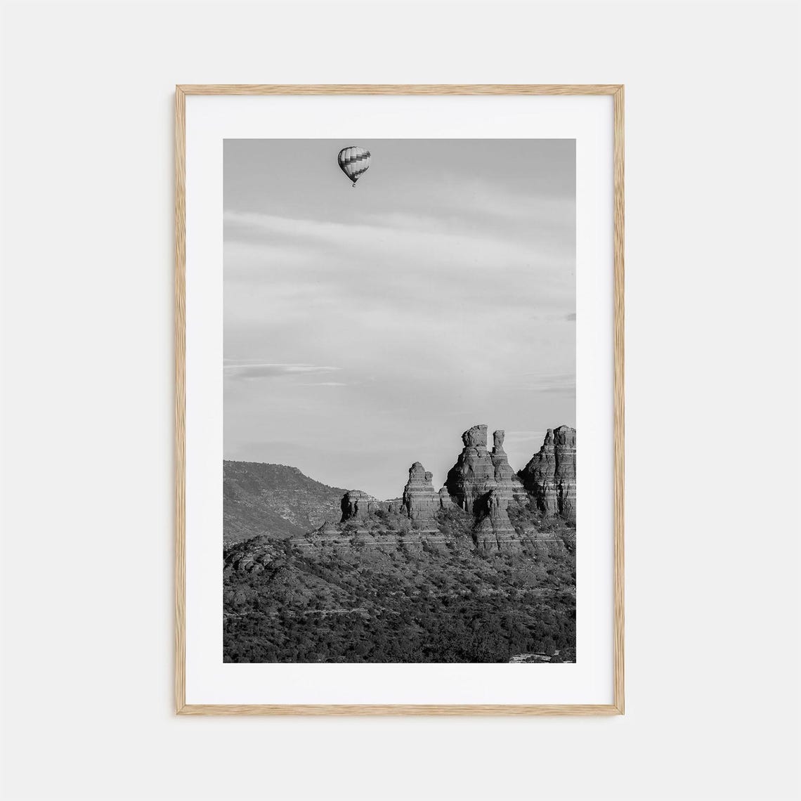 Sedona Photo Poster Print Sedona Black And White Wall Art Sedona Wall Photography Sedona Travel Sedona Map Poster