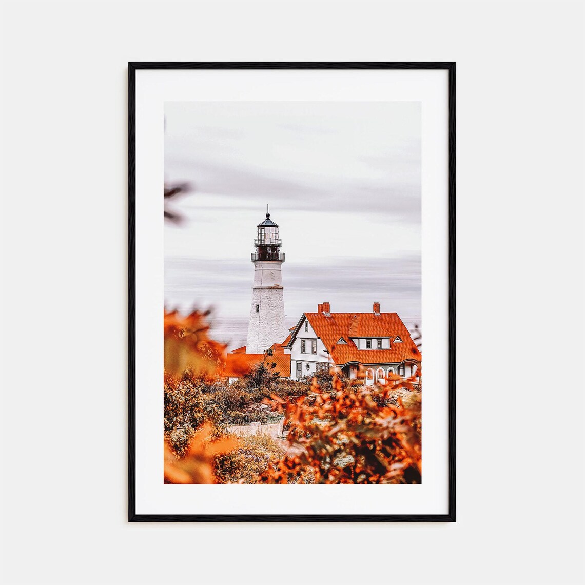 Maine Colorful Travel Poster, Street Map Art Print