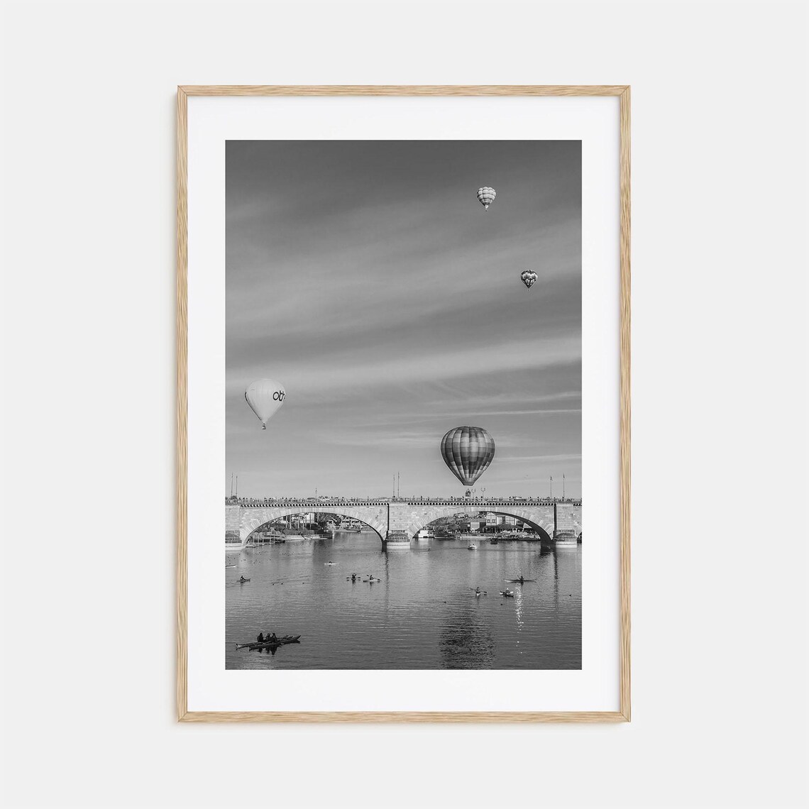 Lake Havasu City Black And White Travel Poster
