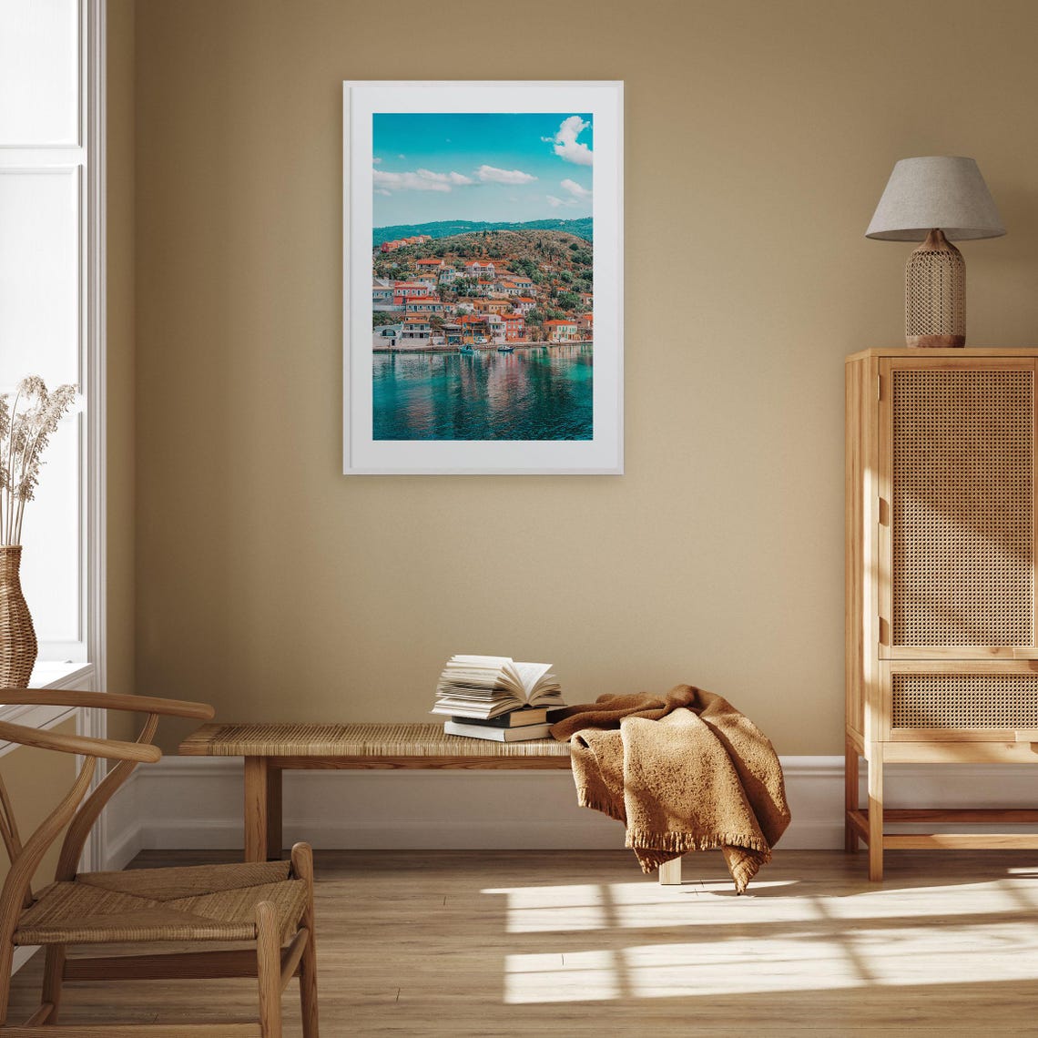 Cephalonia Colorful Poster Print Cephalonia Photo Wall Art Cephalonia Wall Decor Travel Print Cephalonia Street Map Poster City Map - Image 3