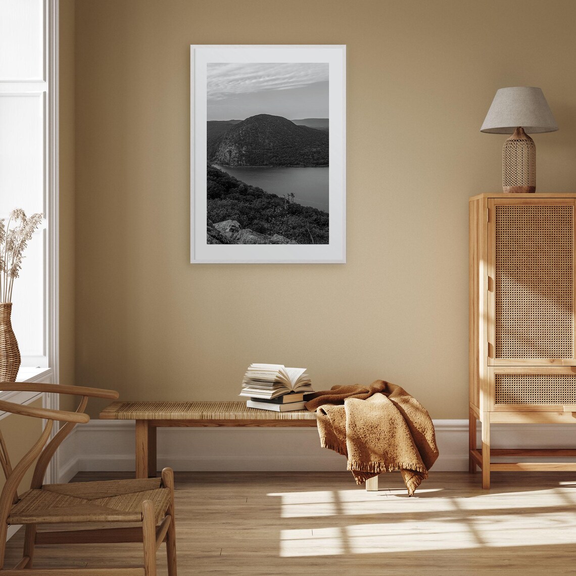 Hudson Valley Black And White Travel Poster - Image 3