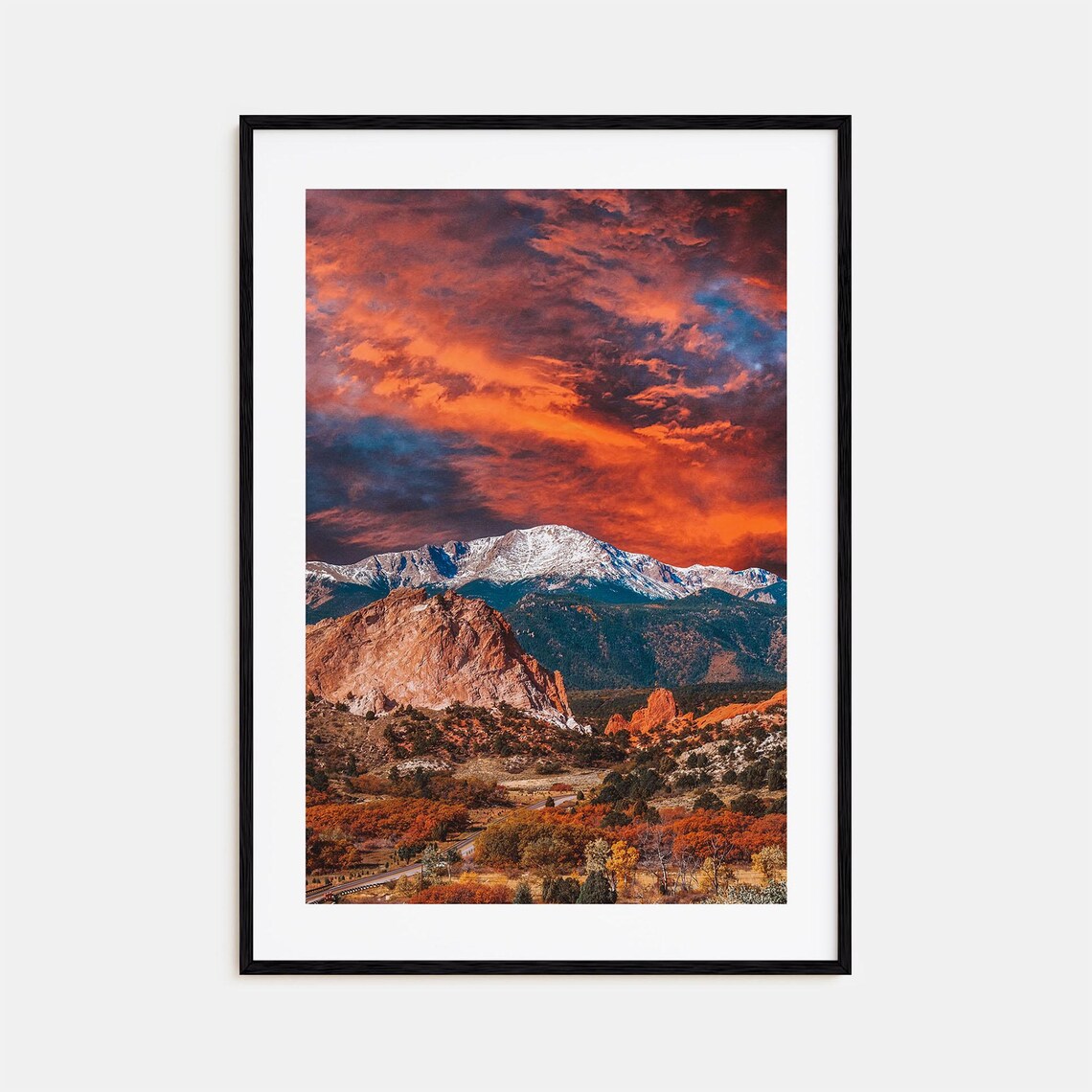 Colorado Colorful Poster Print, City Map Decor
