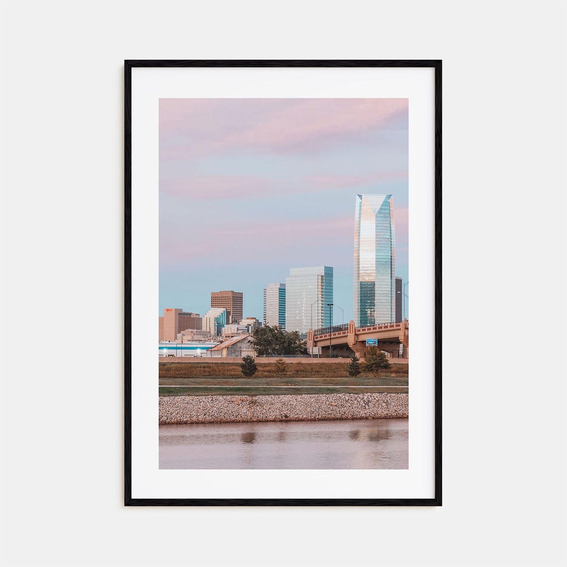 Oklahoma City Colorful Poster Print No 3 Oklahoma City Photo Art Oklahoma City Decor Travel Print Oklahoma City Street Map Poster