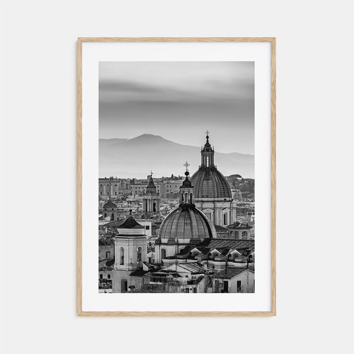 Rome Photo Poster Print, Black And White Travel Art