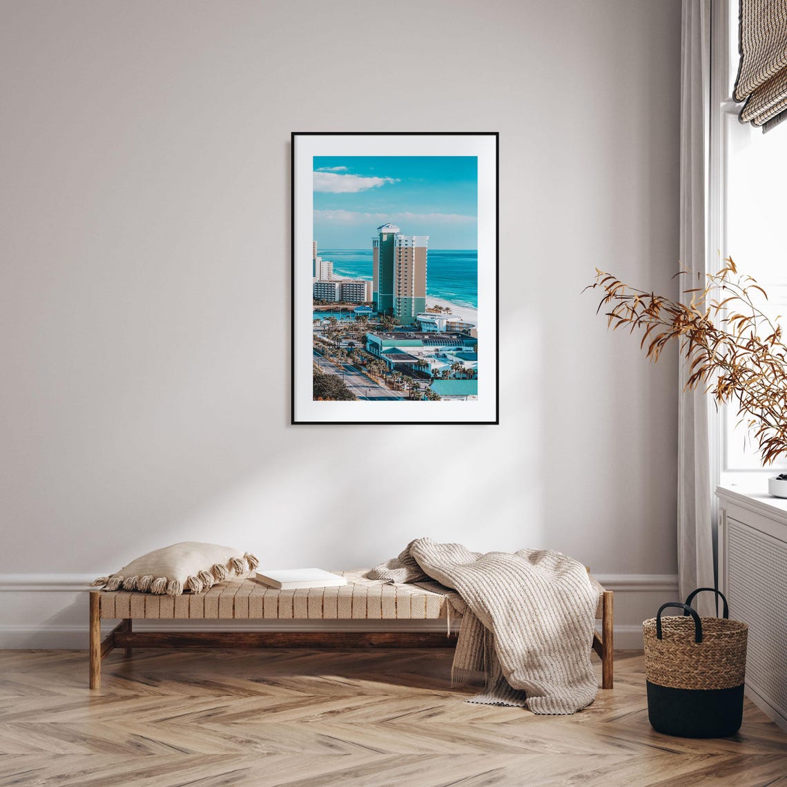 Panama City Colorful Poster Print Florida Panama City Photo Art Panama City Wall Decor Travel Print Panama City Street Map Poster - Image 2