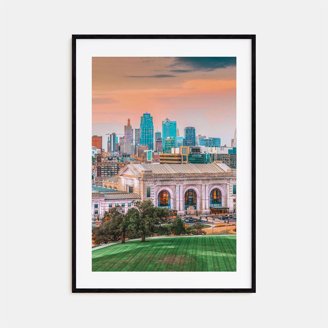 Kansas City Colorful Poster Print No 1 Kansas City Photo Wall Art Kansas City Decor Travel Print Kansas City Street Map Poster City Map