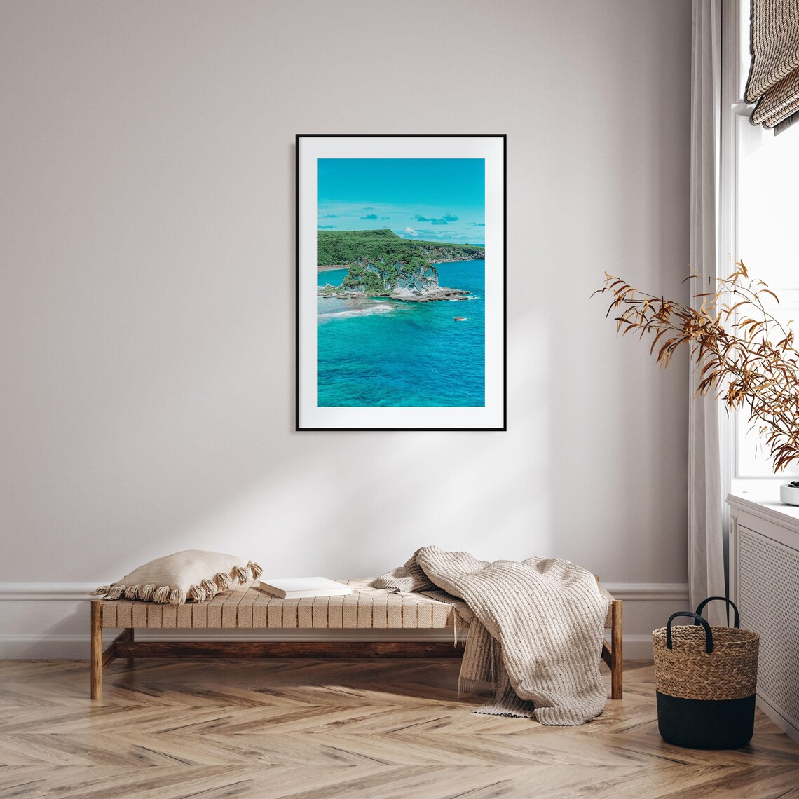 Saipan Travel Poster, Colorful Street Map Art Print - Image 2