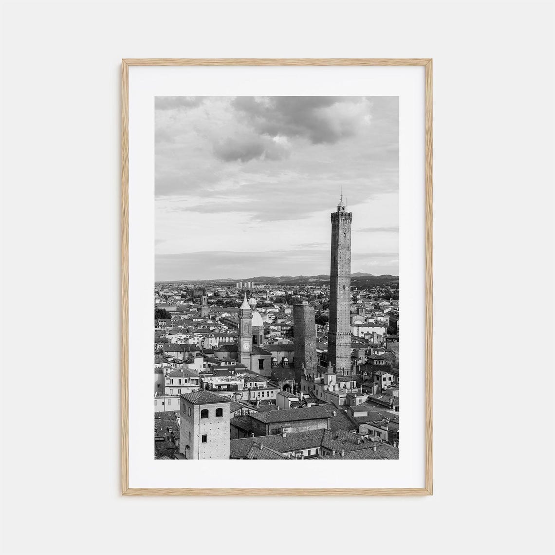 Bologna Photo Poster Print Bologna Black And White Wall Art Bologna Wall Photography Bologna Travel Bologna Map Poster