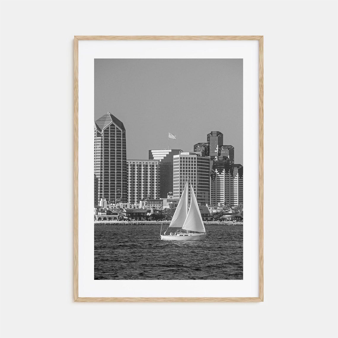 San Diego Photo Poster Print No 2 San Diego Black And White Art San Diego Photography San Diego Travel San Diego Map Poster