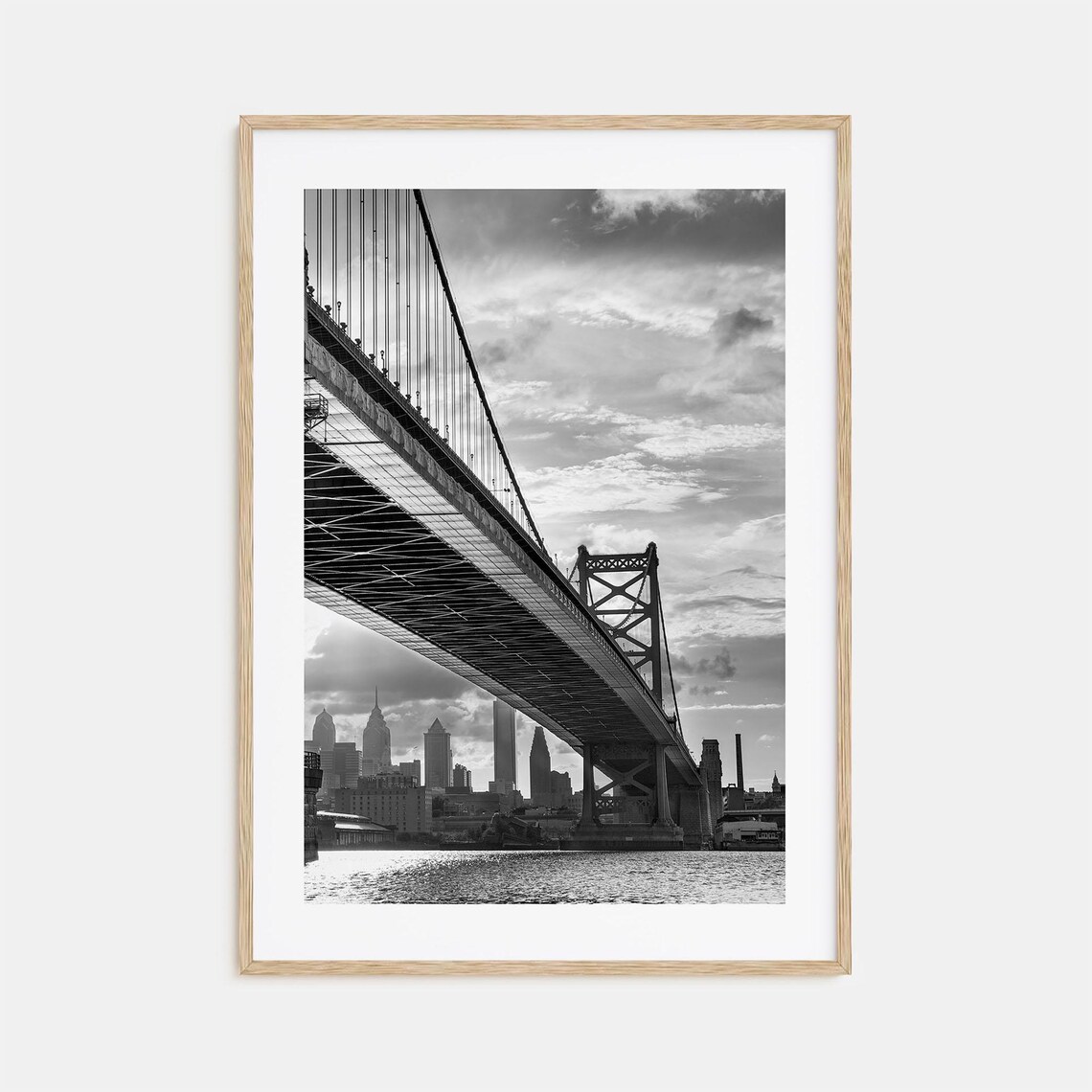 Philadelphia Black And White Travel Poster, No. 4