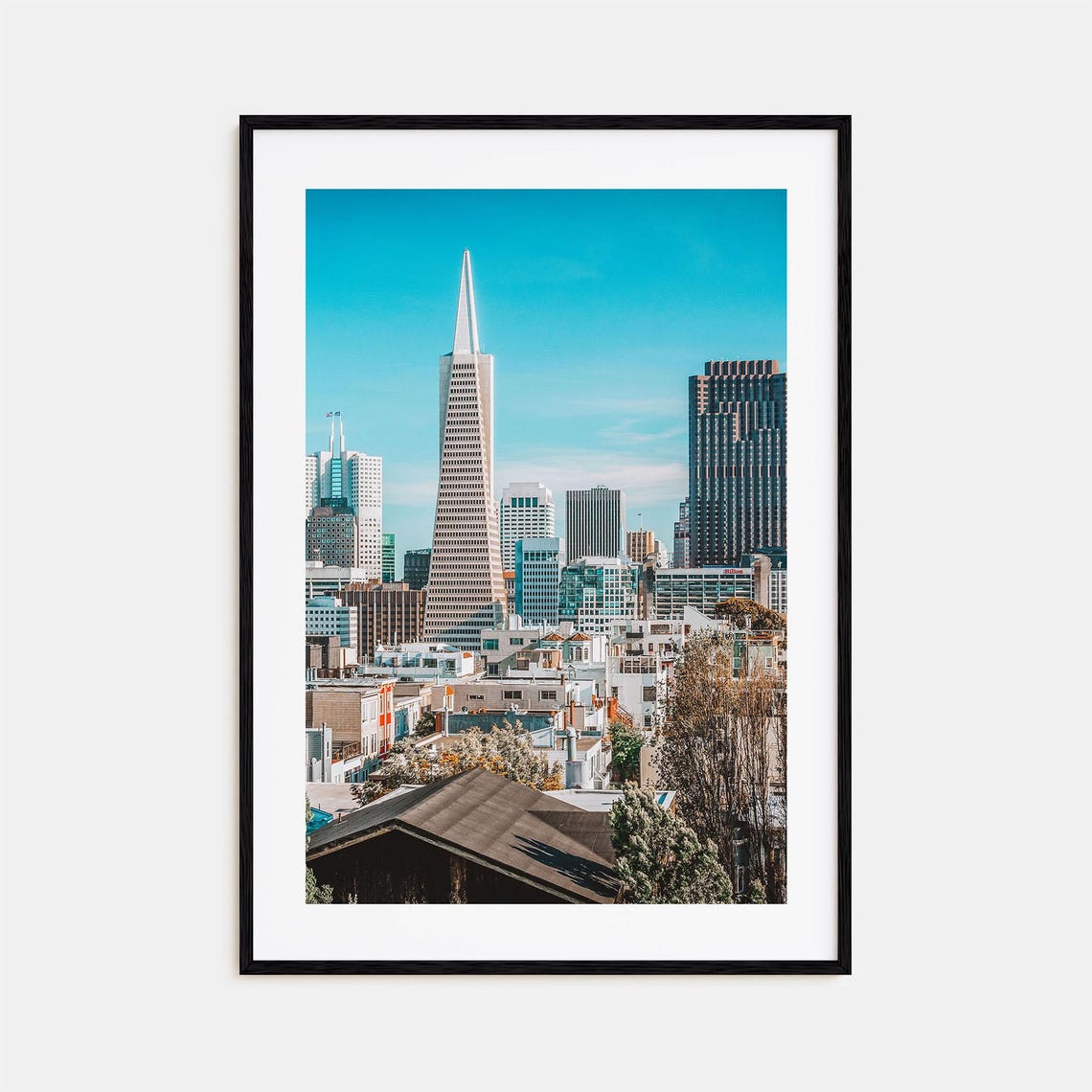 San Francisco Transamerica Pyramid Rising Above the Skyline Poster