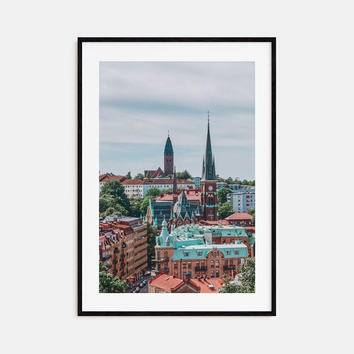 Gothenburg Colorful Poster Print Gothenburg Photo Wall Art Gothenburg Wall Decor Gothenburg Travel Print Street Map Poster City Map
