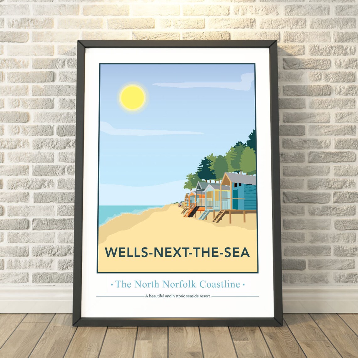 Wells-Next-The-Sea North Norfolk Travel Poster