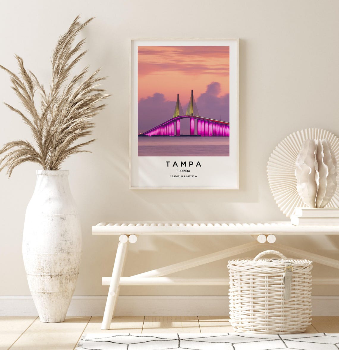Tampa Art Tampa Print Tampa Poster Tampa Art Tampa Photo Tampa Map Tampa Painting Tampa Travel - Image 3