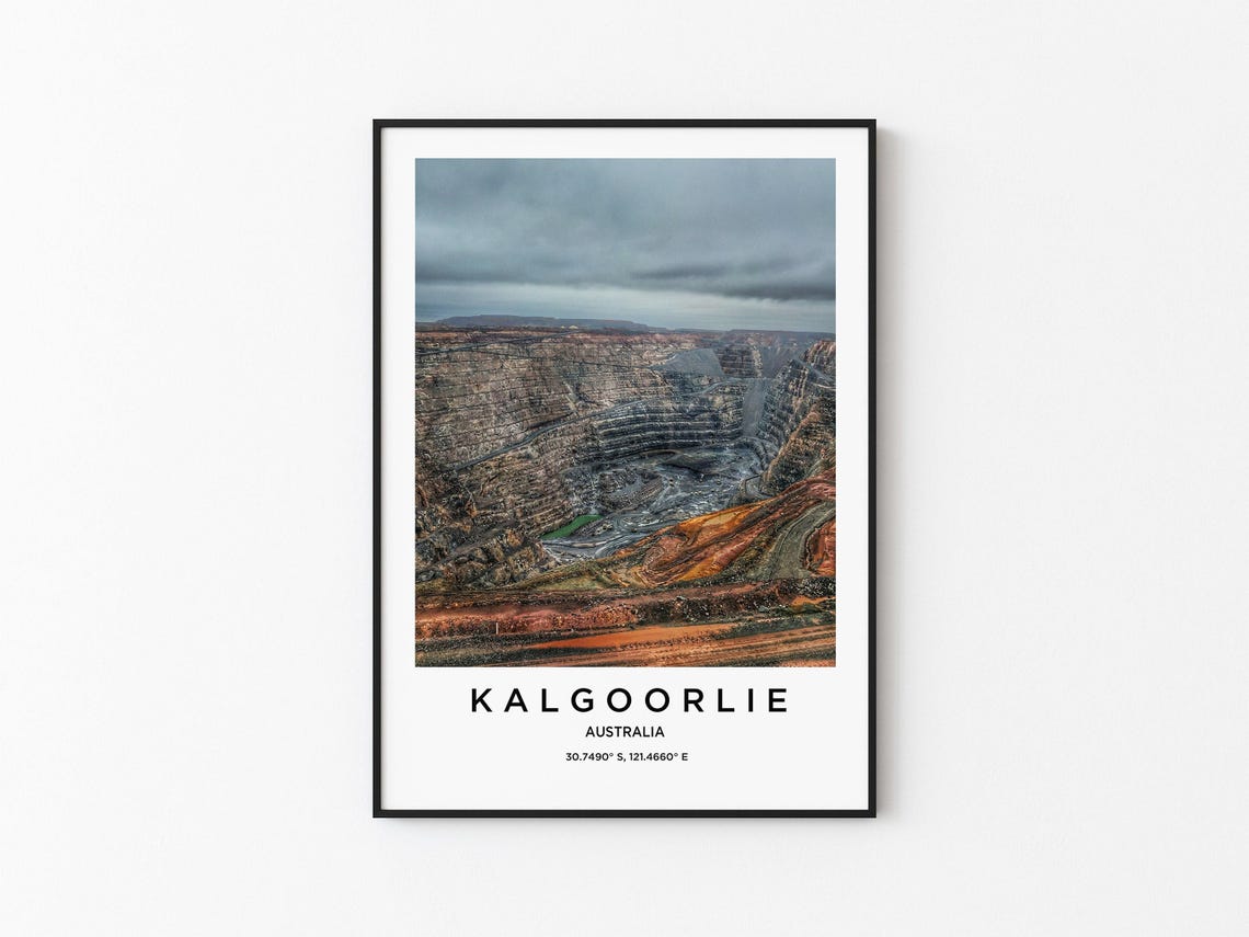 Kalgoorlie Art Kalgoorlie Print Kalgoorlie Poster Kalgoorlie Art Kalgoorlie Photo Kalgoorlie Map Kalgoorlie Painting Kalgoorlie Travel