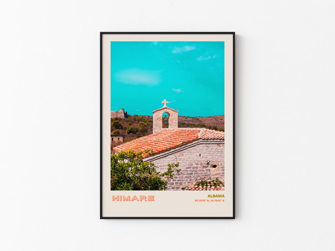 Himare Travel Poster Himare Print Himare Photo Print Himare Wall Decor Himare Travel Art Himare Himare Picture Himare 2 - Image 3