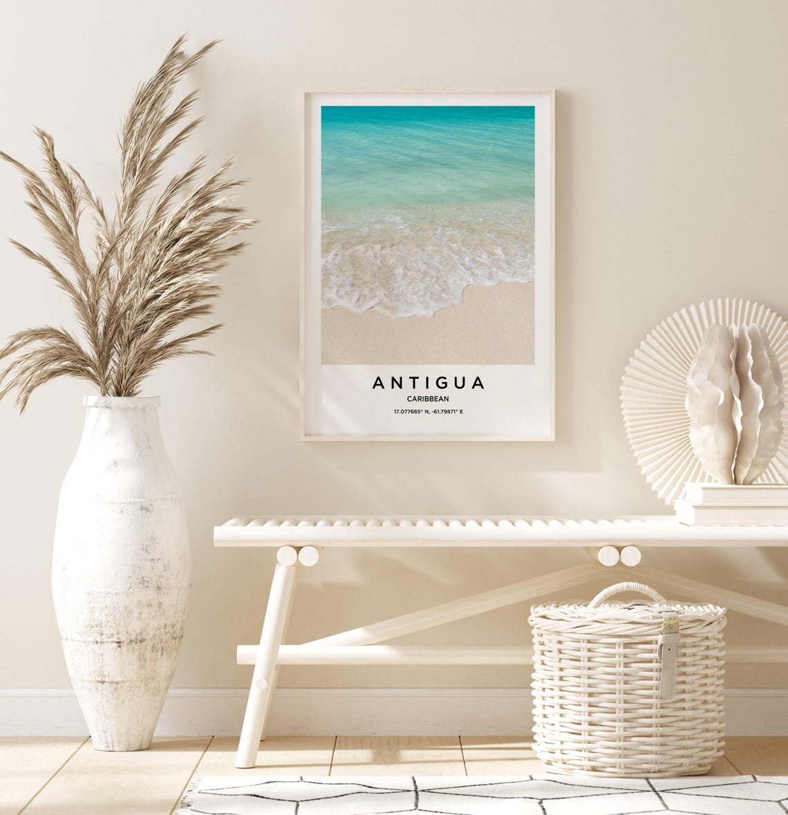 Antigua Art Antigua Print Antigua Poster Antigua Art Antigua Photo Antigua Map Antigua Painting Antigua Travel - Image 3