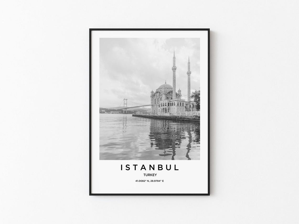 Istanbul Art Istanbul Print Istanbul Poster Istanbul Art Istanbul Photo Istanbul Map Istanbul Painting Istanbul Travel