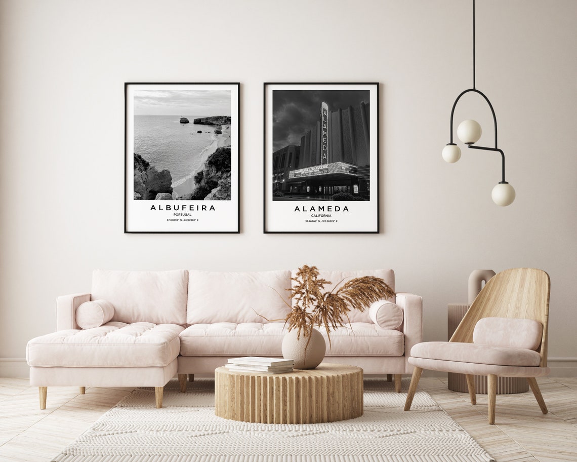 Alameda Travel Poster Alameda Print Alameda Photo Print Black And White Photography Monochrome Travel Photography California Travel - Image 2