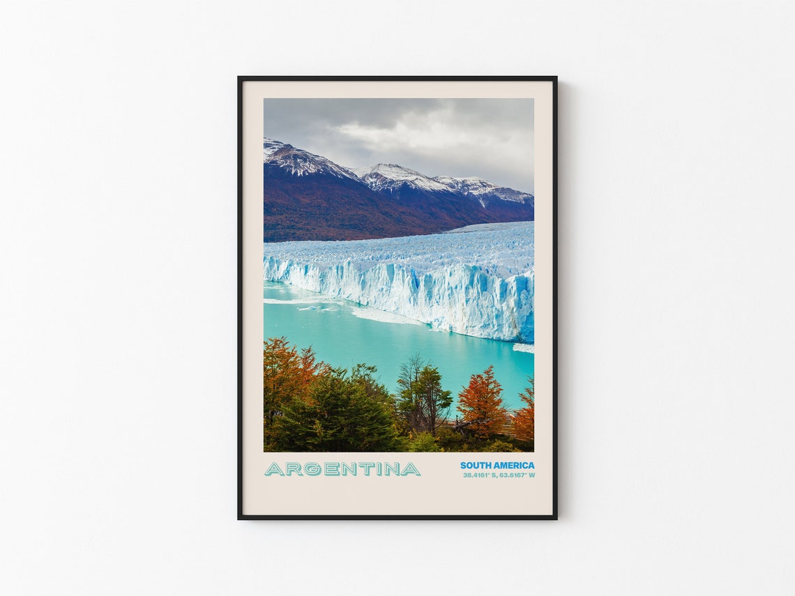 Argentina Travel Poster Argentina Print Argentina Photo Print Argentina Wall Decor Argentina Travel Art Argentina Picture Argentina 1 - Image 3