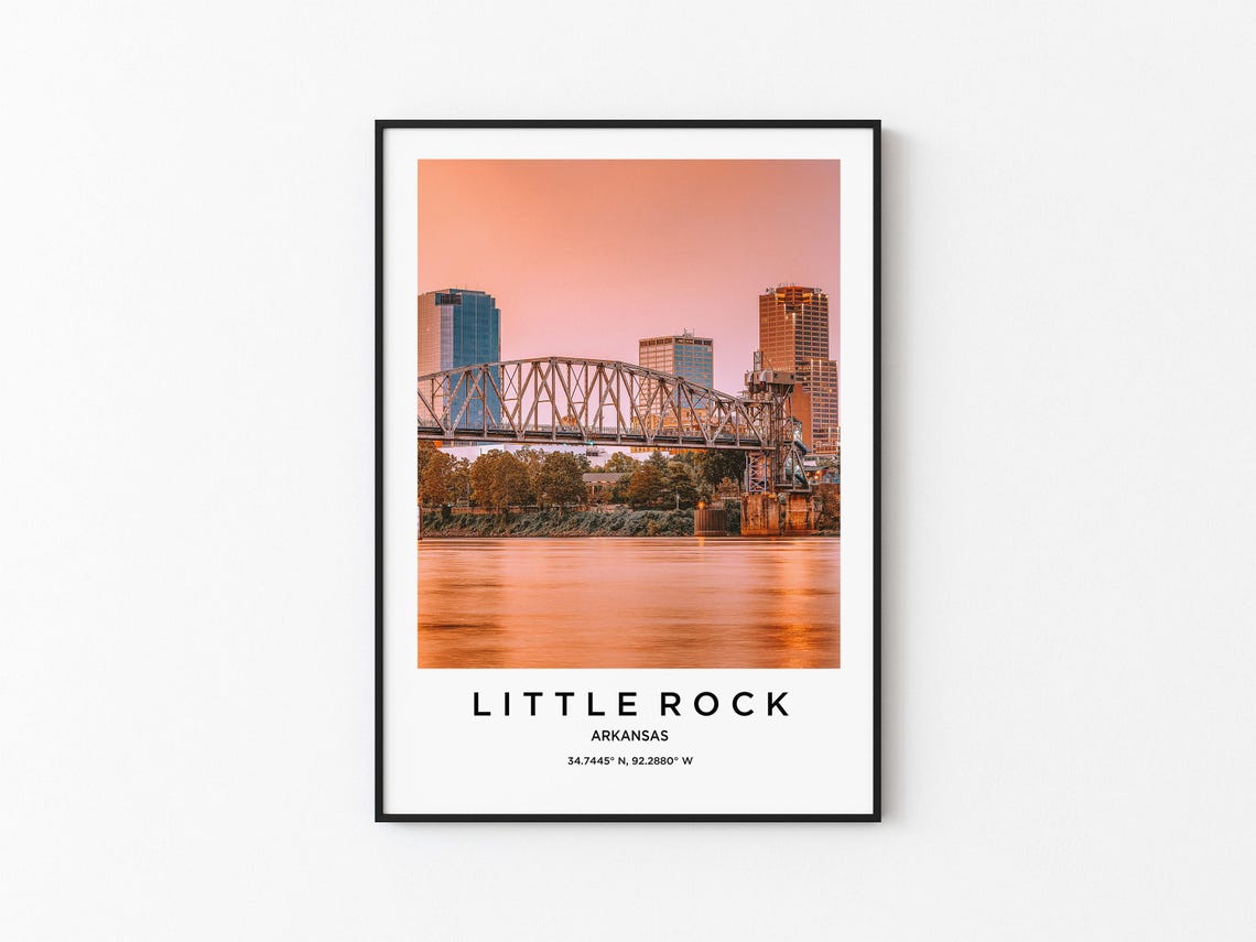 Little Rock Art Little Rock Print Little Rock Poster Little Rock Art Little Rock Photo Little Rock Map Little Rock Painting