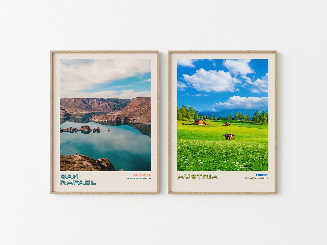 San Rafael Travel Poster San Rafael Print San Rafael Photo Print San Rafael Wall Decor San Rafael Travel Art Argentina San Rafael 1 - Image 2