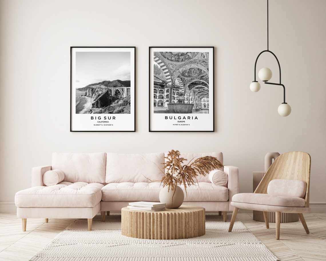 Bulgaria Travel Poster Bulgaria Print Bulgaria Photo Print Black And White Photography Monochrome Travel Photography Bulgaria Wall Decor - Image 3