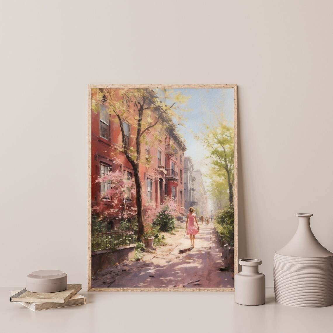 Brooklyn Retro New York City Art Print, Apartment Decor - Image 3