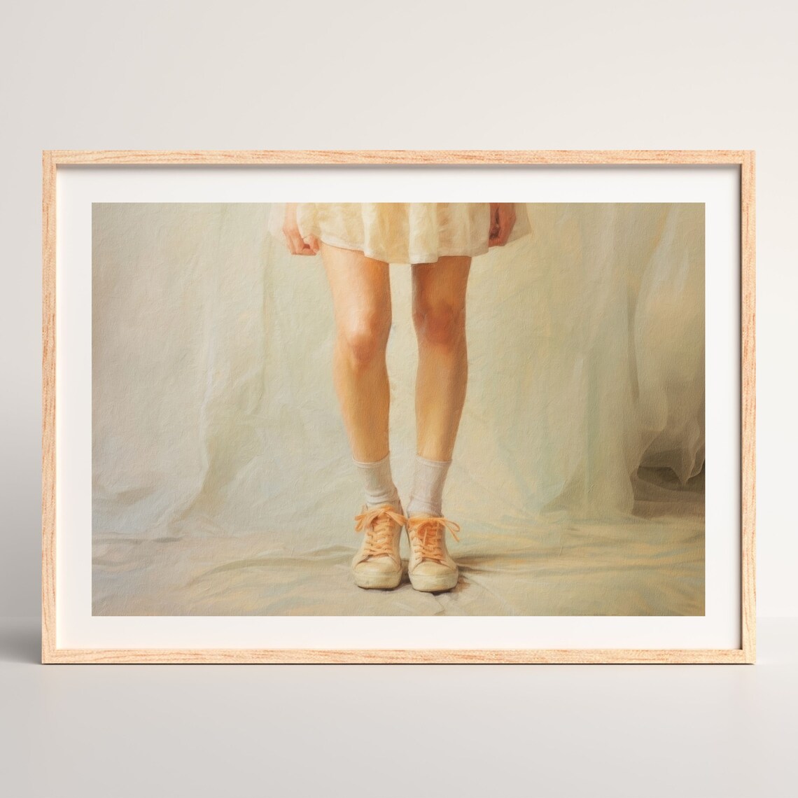 Retro Shoes Vintage Oil-Painting Style Art Print - Image 2