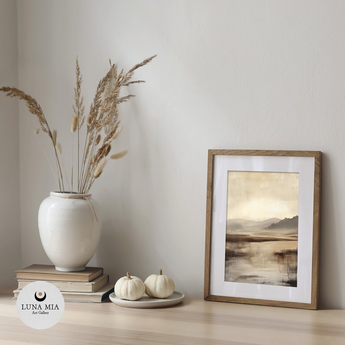 Vintage Style Oil Paint Wall Art Prints Decor Wall Poster Tranquil Mountains River Art Nature Inspired - Image 5
