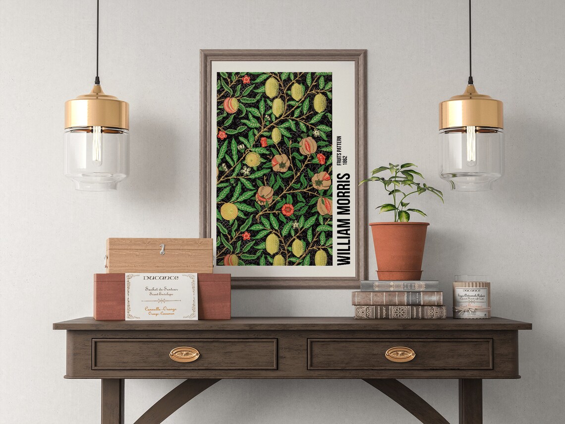 William Morris Exhibition Poster, Fruit Pattern Art Print - Image 4