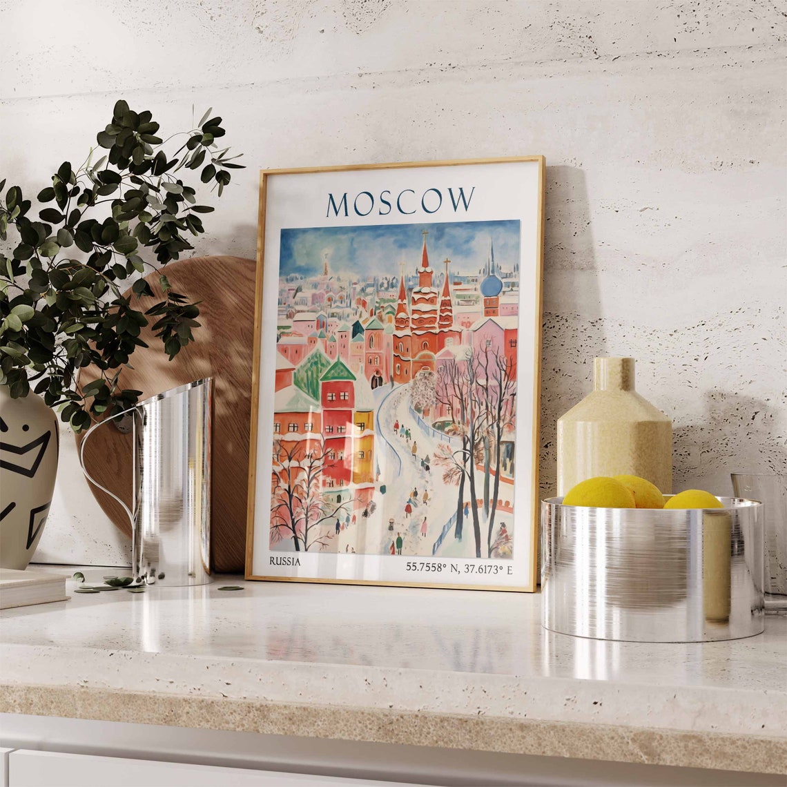 Moscow Travel Poster Moscow Travel Print Moscow Poster Moscow Travel Photo Moscow Wall Art Russia Travel - Image 3