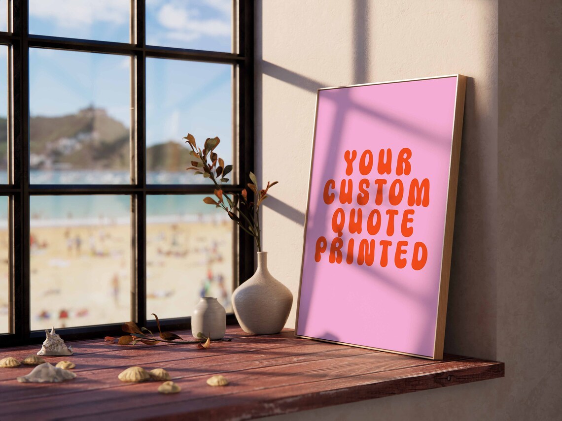 Custom Quote Typography Personalized Gift - Image 2