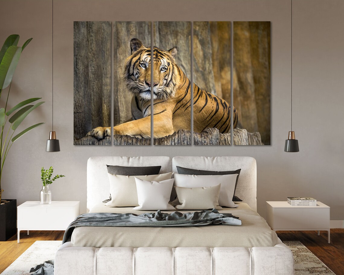 Tiger Wall Art, Modern Big Cat Poster Print - Image 4