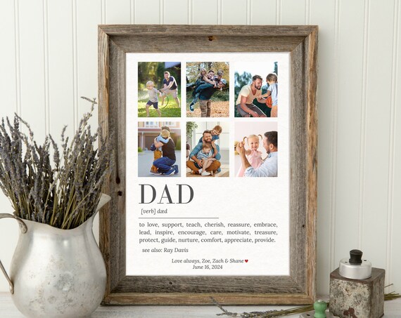 Father's Day Dad Customizable Photo, Gift for Dad