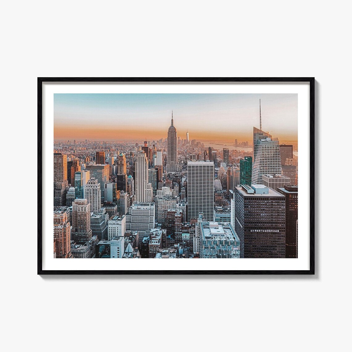 New York City Travel Street Map Art Print