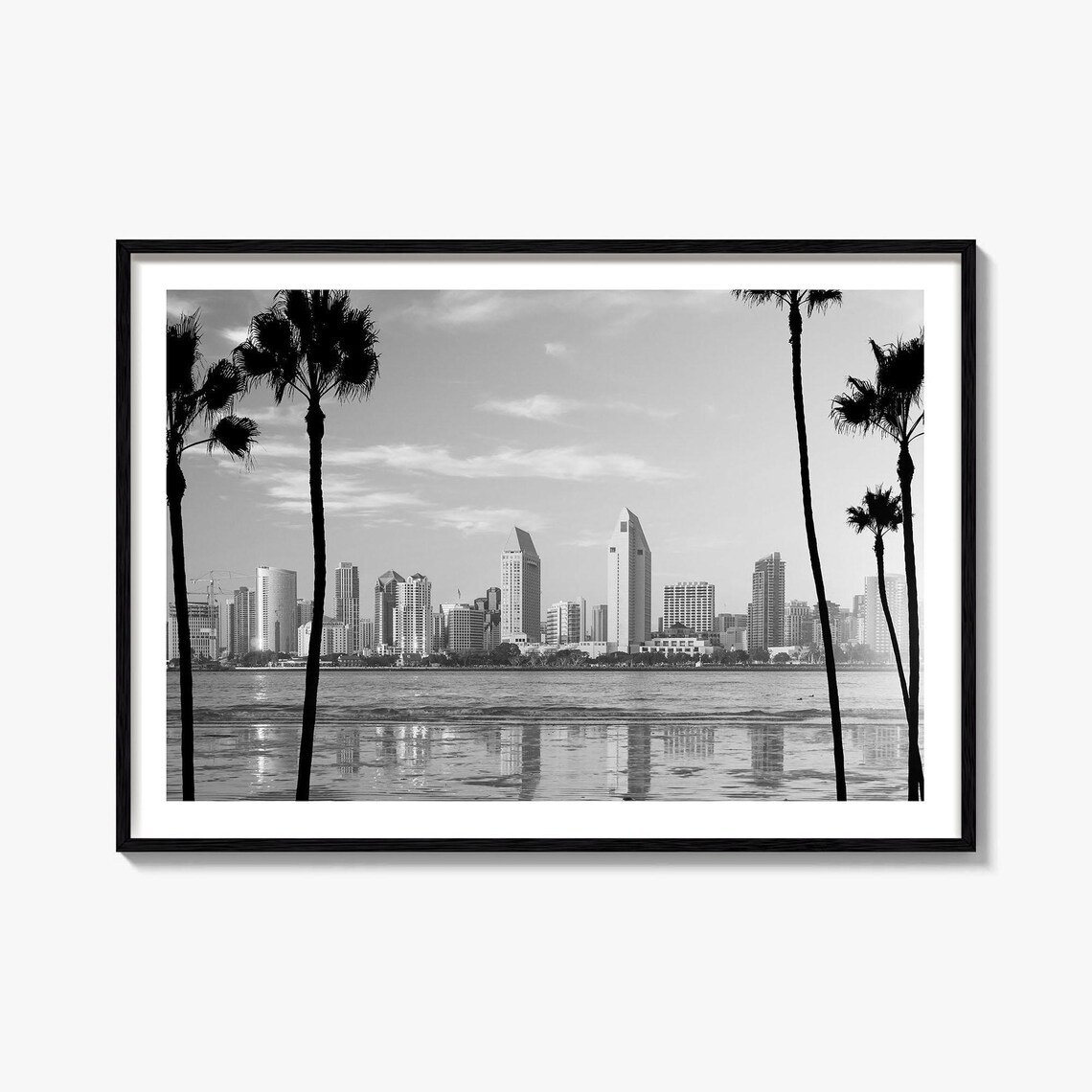 San Diego Black And White Travel Poster, No. 1