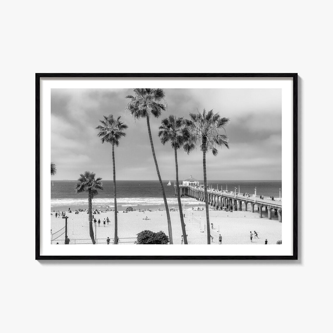 Manhattan Beach Photography Print Wall Art Print
