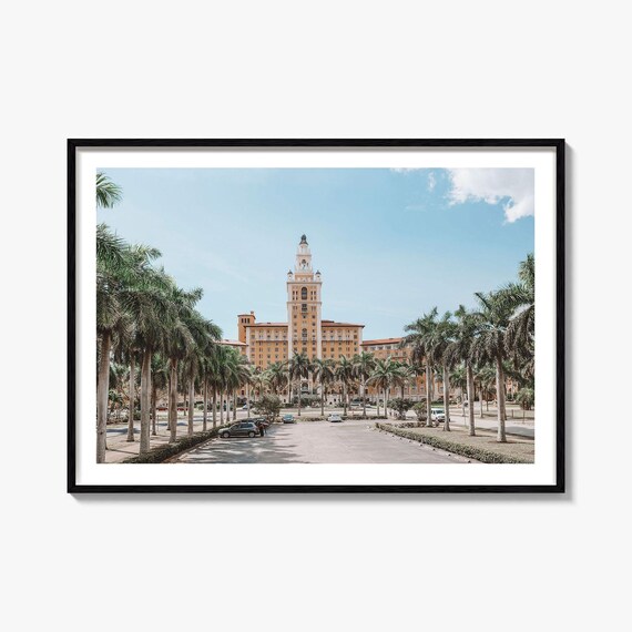 Coral Gables Poster Print Photo Wall Art Decor Travel Street Map City